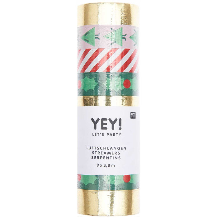 🌲 Luftschlangen Merry Christmas - pilzessono.shop - zauberhafte Kinderdinge