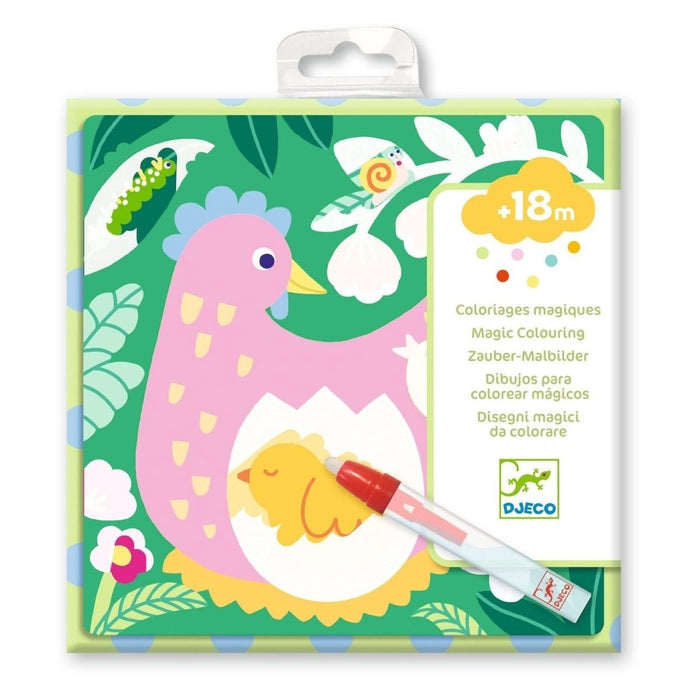Magisches Ausmalen - Gartentierbabys - pilzessono.shop - zauberhafte Kinderdinge