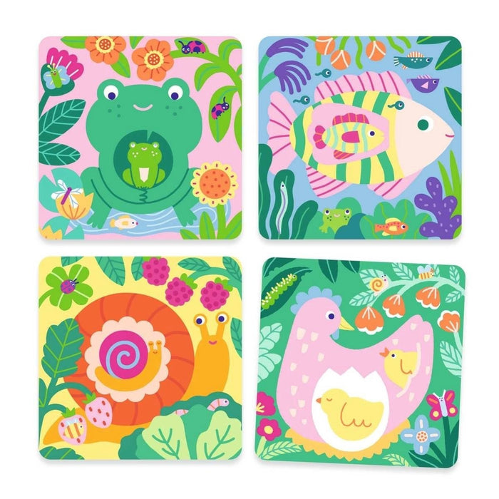 Magisches Ausmalen - Gartentierbabys - pilzessono.shop - zauberhafte Kinderdinge