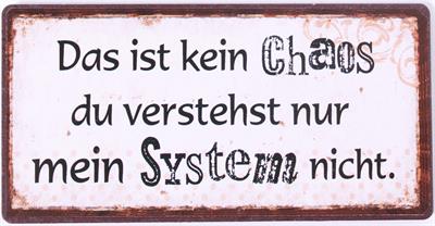 Magnet: Das ist kein Chaos, du verstehst nur mein System nicht - pilzessono.shop - zauberhafte Kinderdinge