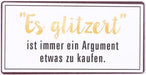 Magnet „Es glitzert“ – ist immer ein Argument, etwas zu kaufen - pilzessono.shop - zauberhafte Kinderdinge