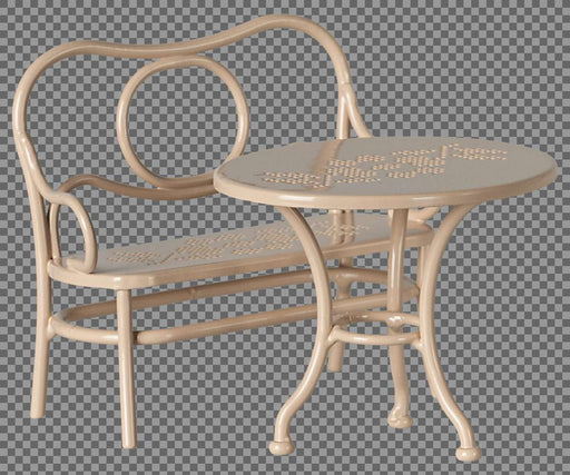 Maileg Café - Set für Mäuse – Groß, Blassrosa - pilzessono.shop - zauberhafte Kinderdinge