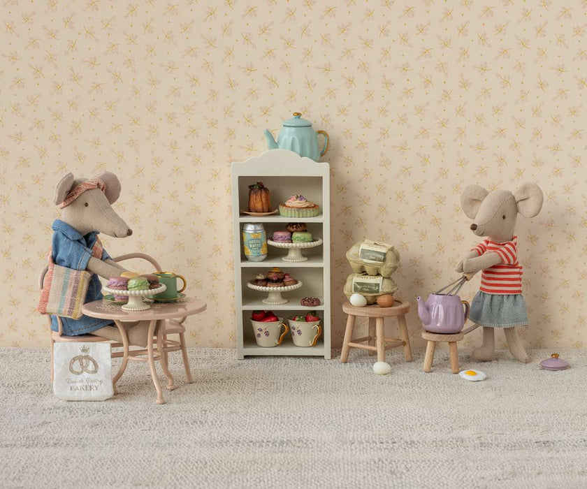 Maileg Café - Set für Mäuse – Groß, Blassrosa - pilzessono.shop - zauberhafte Kinderdinge