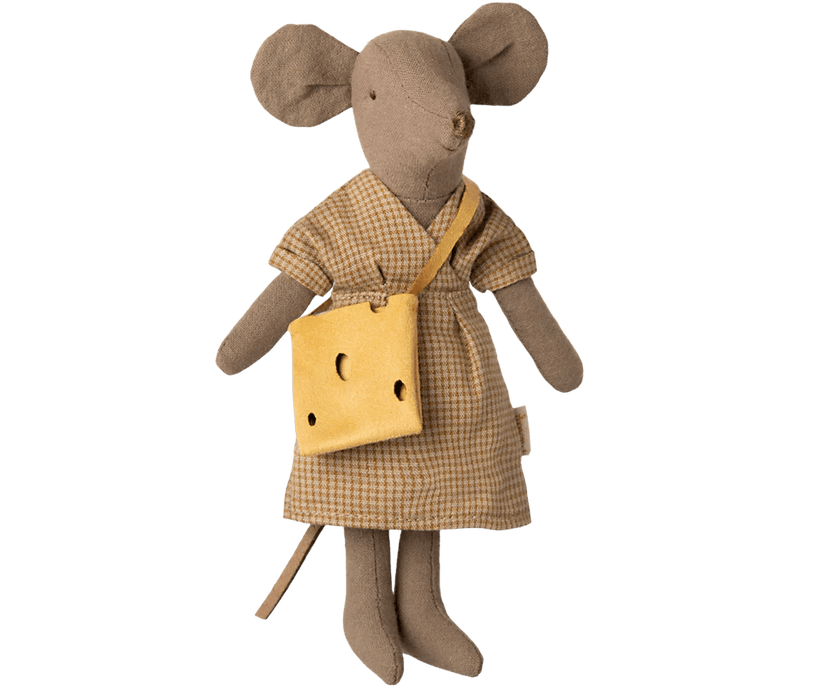 Mama Maus in hellbraun - pilzessono.shop - zauberhafte Kinderdinge