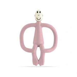 Matchstick Monkey Beißring Affe in dusty pink - pilzessono.shop - zauberhafte Kinderdinge