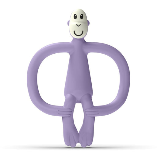 Matchstick Monkey Beißring Affe in purple - pilzessono.shop - zauberhafte Kinderdinge