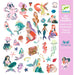 Meerjungfrauen Stickers Metallic - pilzessono.shop - zauberhafte Kinderdinge