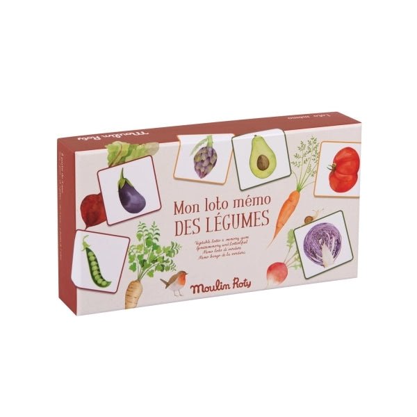 Memory - Spiel + Bingo Mein Gemüse - Memo - Lotto - pilzessono.shop - zauberhafte Kinderdinge