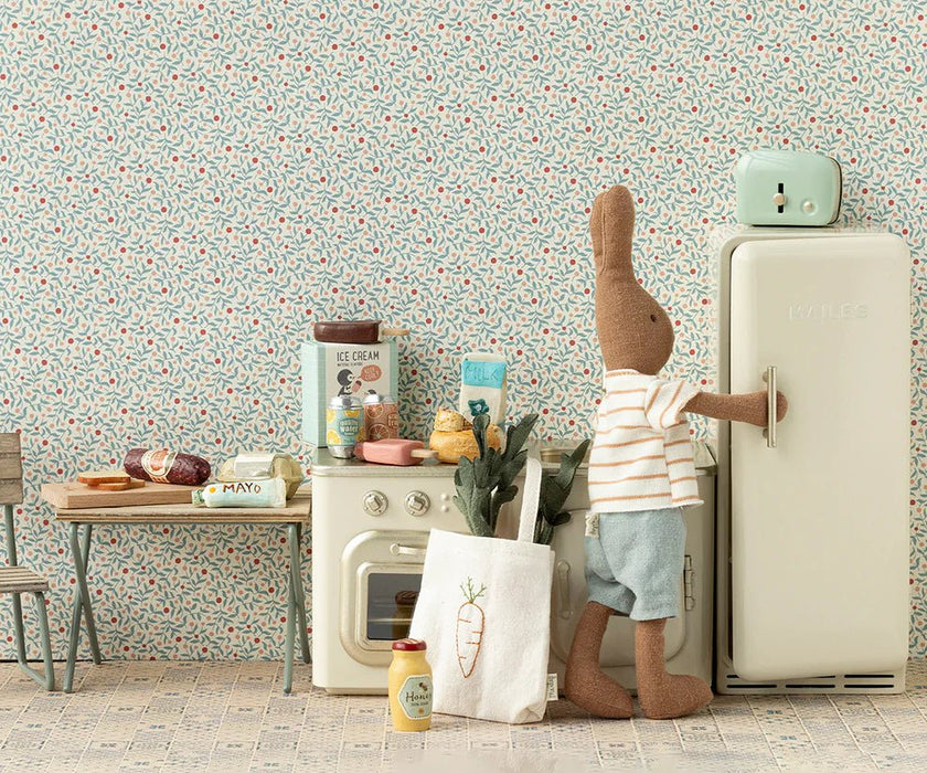 Miniatur Kühlschrank weiß - pilzessono.shop - zauberhafte Kinderdinge