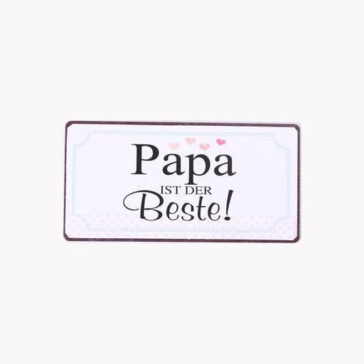"Papa ist der beste Beste" Kühlschrankmagnet - pilzessono.shop - zauberhafte Kinderdinge