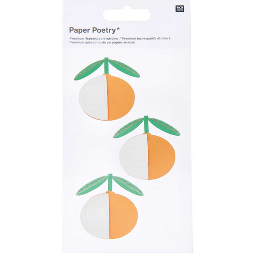 ⋙ Premium Wabensticker Weihnachten Orange 🍊 von Rico Design ♡ - pilzessono.shop - zauberhafte Kinderdinge
