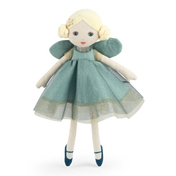 Puppe Ondine grün Les Fées - pilzessono.shop - zauberhafte Kinderdinge