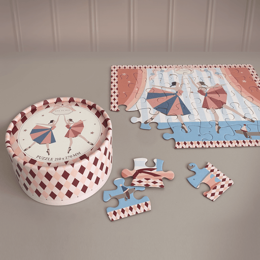 Puzzle Ballett, 210x270 mm - pilzessono.shop - zauberhafte Kinderdinge