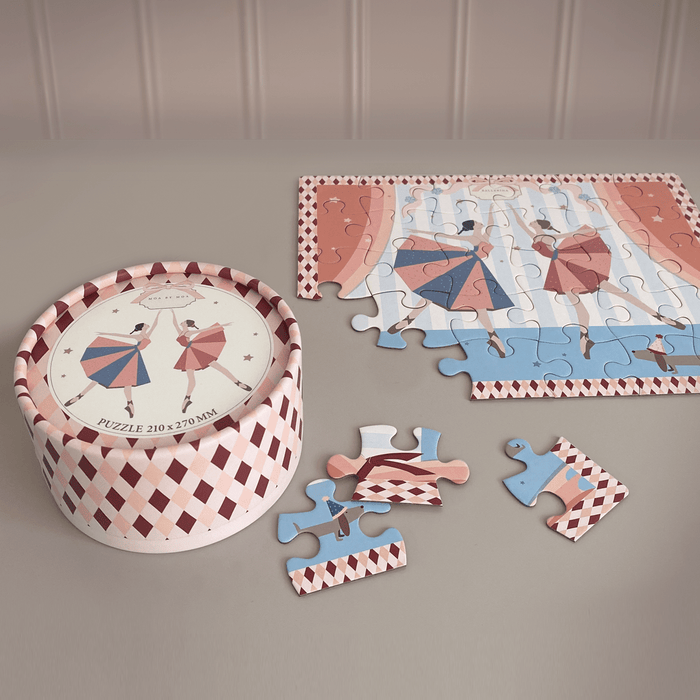Puzzle Ballett, 210x270 mm - pilzessono.shop - zauberhafte Kinderdinge