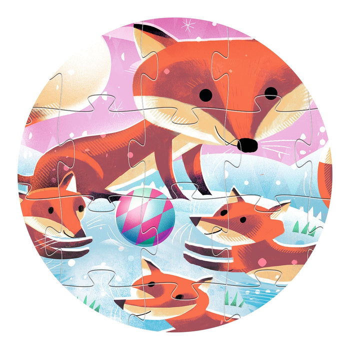 Puzzle Silhouette - Ginger, der kleine Fuchs - pilzessono.shop - zauberhafte Kinderdinge