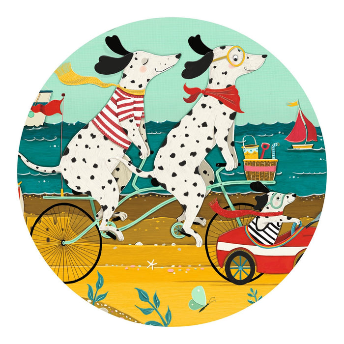 Puzzle Silhouette - Ollie, der Dalmatiner - pilzessono.shop - zauberhafte Kinderdinge