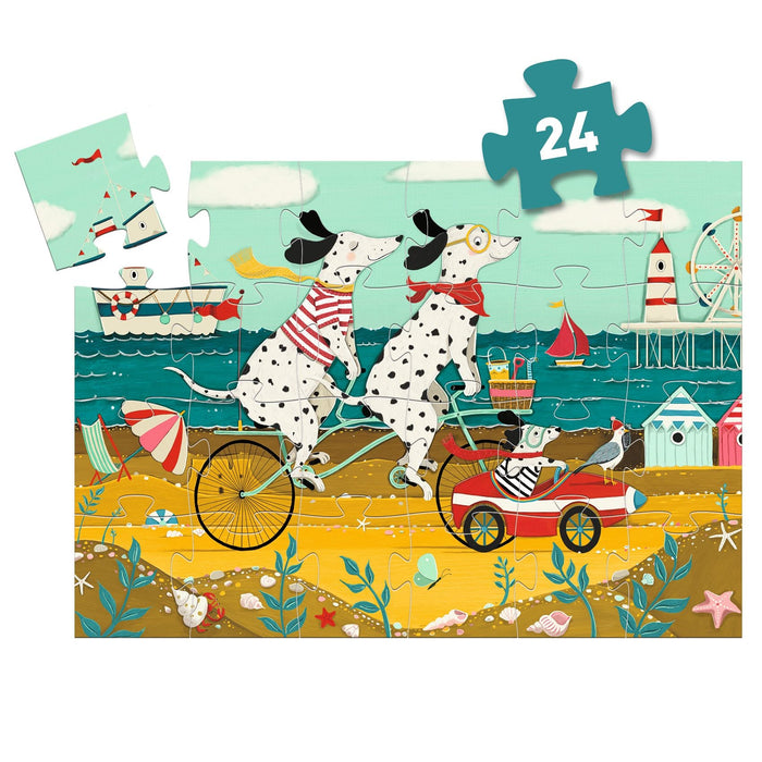 Puzzle Silhouette - Ollie, der Dalmatiner - pilzessono.shop - zauberhafte Kinderdinge