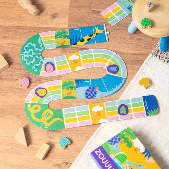 Rennspiel ZOUUU von Moulin Roty - pilzessono.shop - zauberhafte Kinderdinge