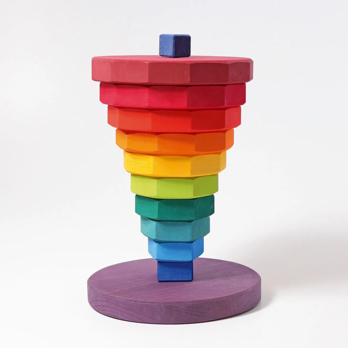 riesiger geometrischer Scheibenturm - pilzessono.shop - zauberhafte Kinderdinge