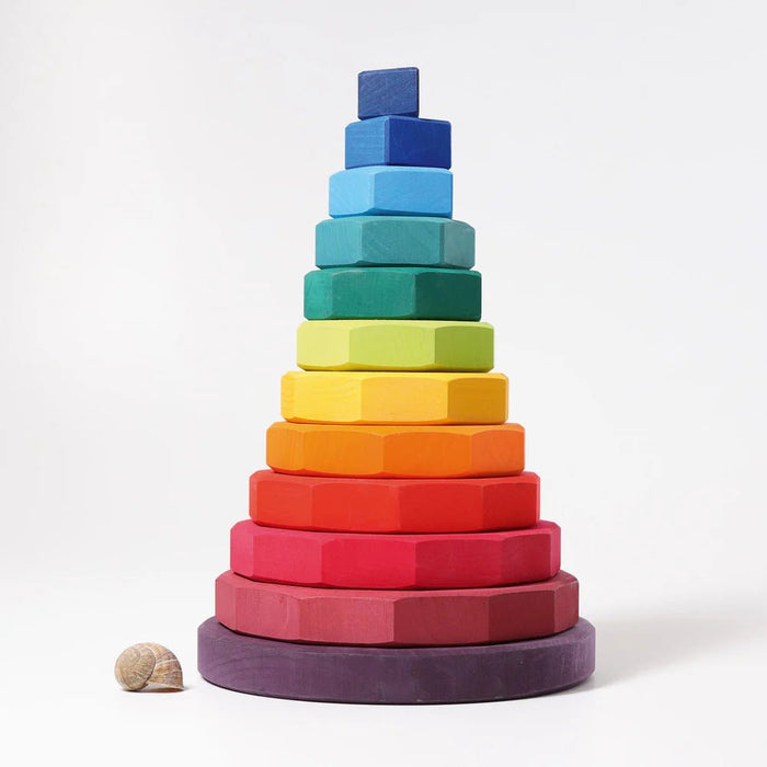 riesiger geometrischer Scheibenturm - pilzessono.shop - zauberhafte Kinderdinge