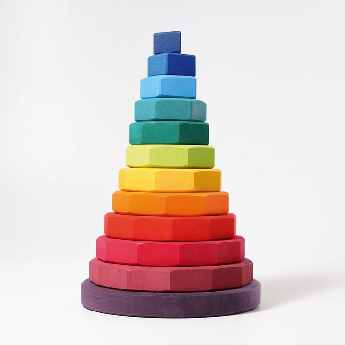 riesiger geometrischer Scheibenturm - pilzessono.shop - zauberhafte Kinderdinge