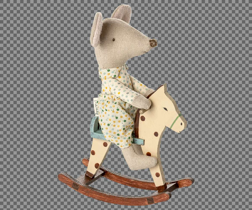 Schaukelpferd für Maileg - Mäuse – Gepunktet - pilzessono.shop - zauberhafte Kinderdinge