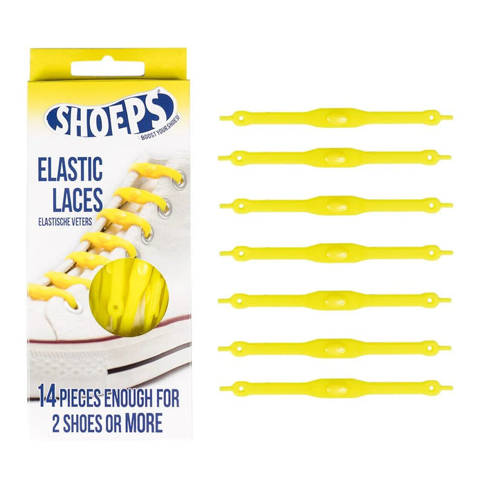 Schuhbänder elastisch gelb - pilzessono.shop - zauberhafte Kinderdinge