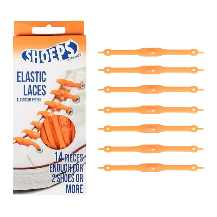 Schuhbänder in orange - pilzessono.shop - zauberhafte Kinderdinge