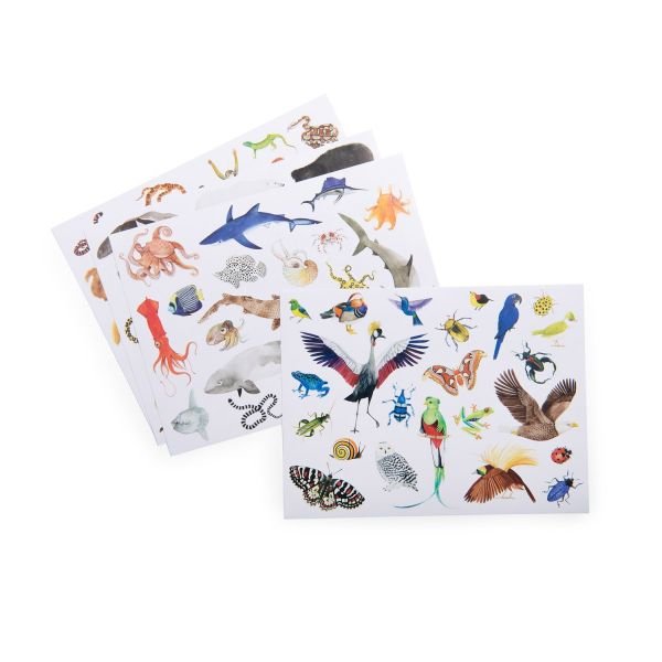 Set von 78 Stickers Tout autour du monde - pilzessono.shop - zauberhafte Kinderdinge