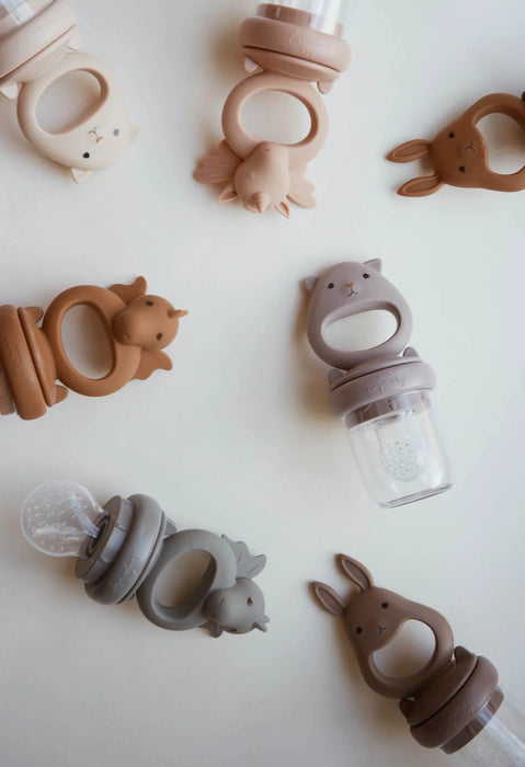 ♡ Silikonschnuller | Fütterschnuller im 2er Pack Drache in Whale & L‘eau von Konges Slojd - pilzessono.shop - zauberhafte Kinderdinge