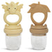 ♡ Silikonschnuller | Fütterschnuller im 2er Pack Einhorn in Limonade & almond von Konges Slojd - pilzessono.shop - zauberhafte Kinderdinge