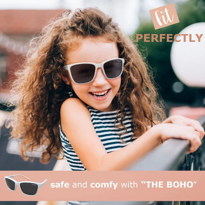 Sonnenbrille Boho weiß 4 - 7 Jahre - pilzessono.shop - zauberhafte Kinderdinge