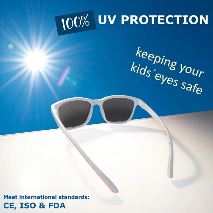 Sonnenbrille Boho weiß 4 - 7 Jahre - pilzessono.shop - zauberhafte Kinderdinge