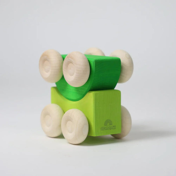 Stapel - Autos grün - pilzessono.shop - zauberhafte Kinderdinge