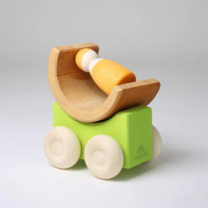Stapel - Autos grün - pilzessono.shop - zauberhafte Kinderdinge