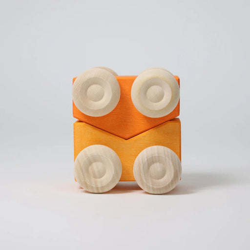 Stapel - Autos orange - pilzessono.shop - zauberhafte Kinderdinge