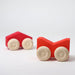 Stapelautos Rot - pilzessono.shop - zauberhafte Kinderdinge