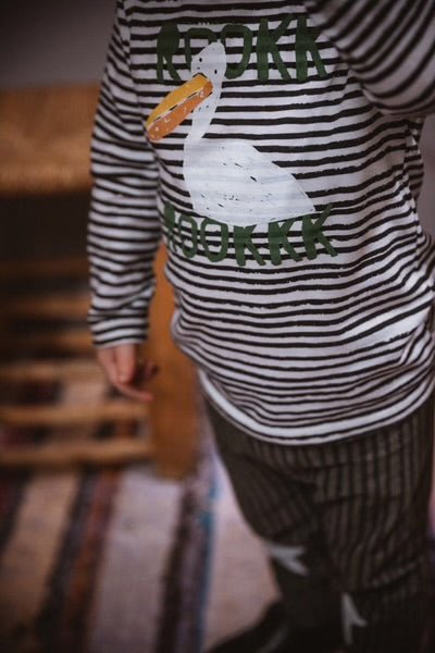 Star Leggings in Khaki - pilzessono.shop - zauberhafte Kinderdinge