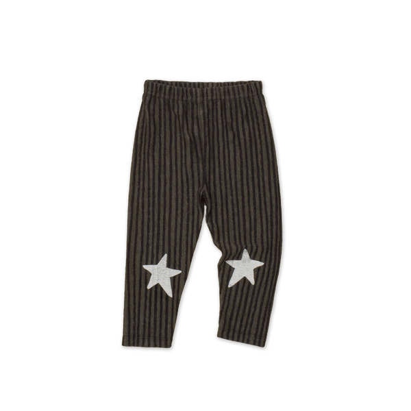 Star Leggings in Khaki - pilzessono.shop - zauberhafte Kinderdinge