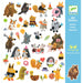 Sticker Flauschige Freunde - pilzessono.shop - zauberhafte Kinderdinge