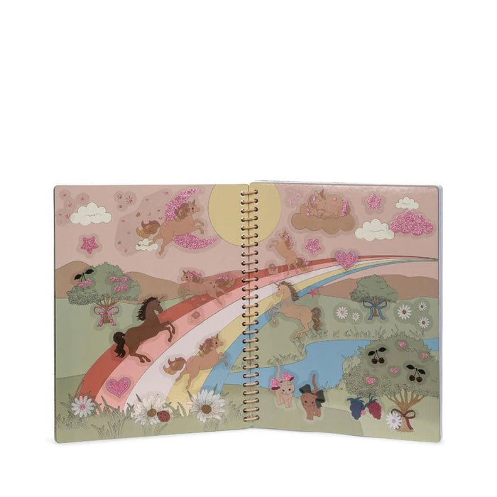 ♡ Stickeralbum | in blush von Konges Sløjd - pilzessono.shop - zauberhafte Kinderdinge