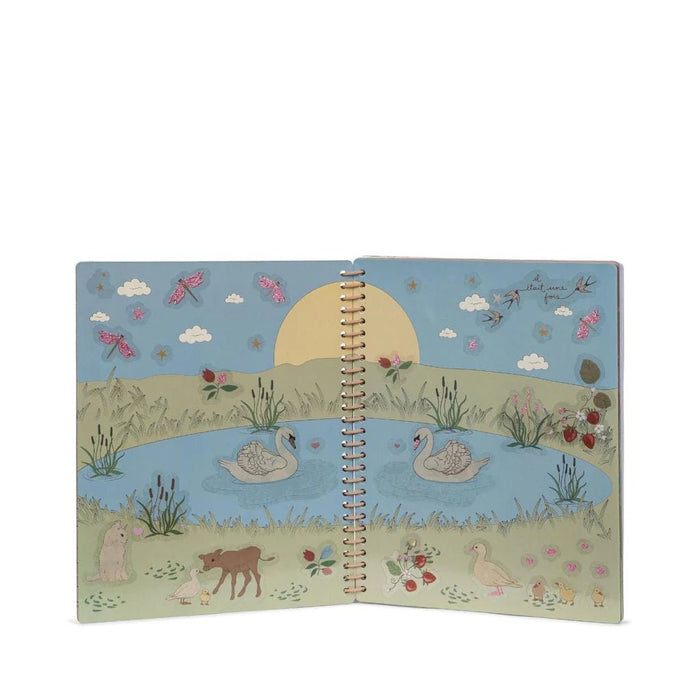 ♡ Stickeralbum | in blush von Konges Sløjd - pilzessono.shop - zauberhafte Kinderdinge