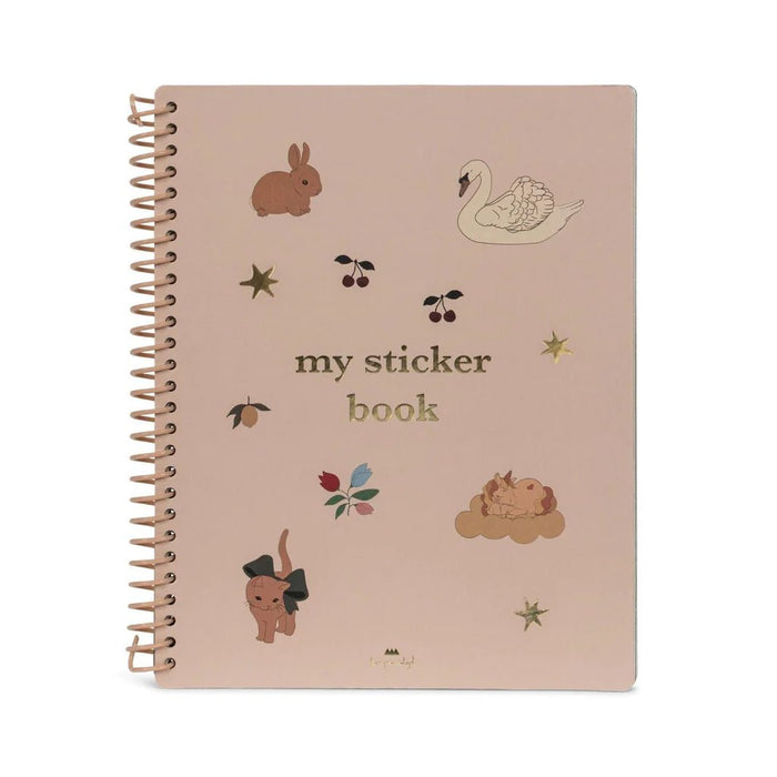 ♡ Stickeralbum | in blush von Konges Sløjd - pilzessono.shop - zauberhafte Kinderdinge