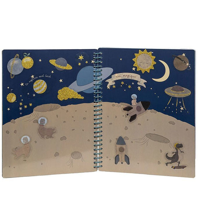 ♡ Stickeralbum | in grün von Konges Sløjd - pilzessono.shop - zauberhafte Kinderdinge