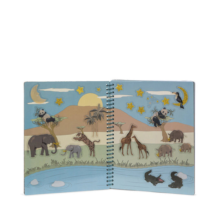 ♡ Stickeralbum | in grün von Konges Sløjd - pilzessono.shop - zauberhafte Kinderdinge