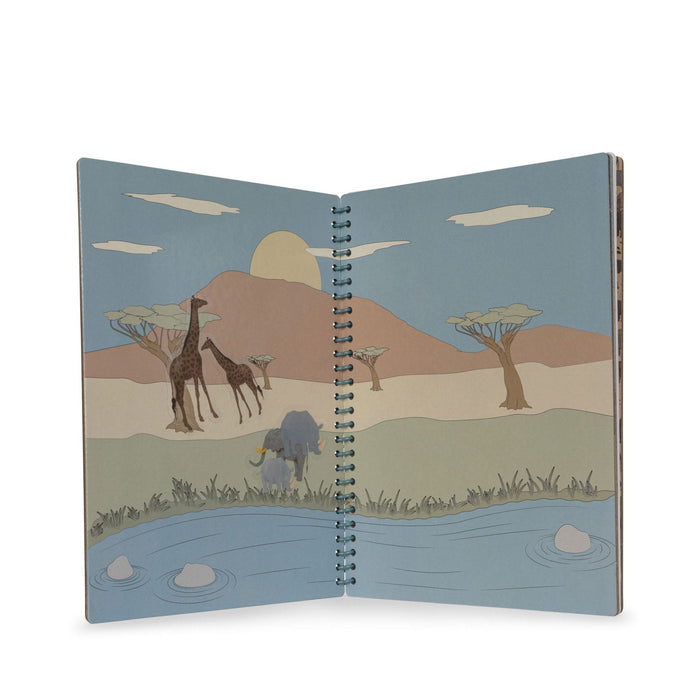 ♡ Stickeralbum | in grün von Konges Sløjd - pilzessono.shop - zauberhafte Kinderdinge