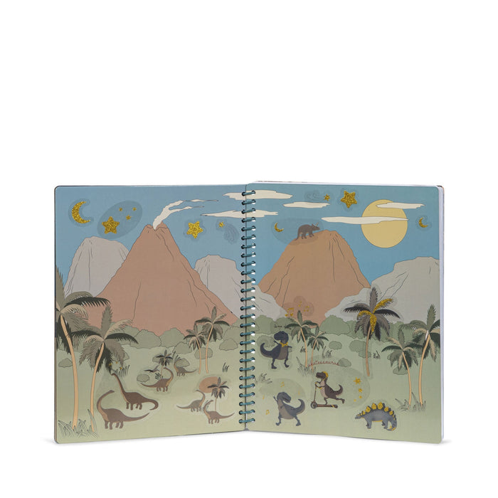 ♡ Stickeralbum | in grün von Konges Sløjd - pilzessono.shop - zauberhafte Kinderdinge