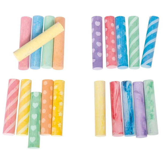 Straßenmalkreide 20 - teilig - pilzessono.shop - zauberhafte Kinderdinge