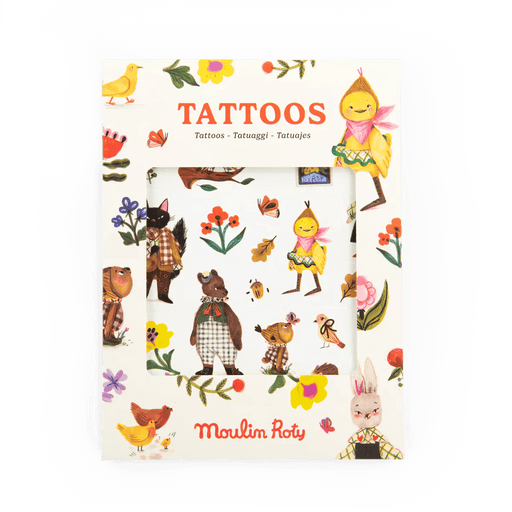 Tattoos Les Minouchkas - pilzessono.shop - zauberhafte Kinderdinge