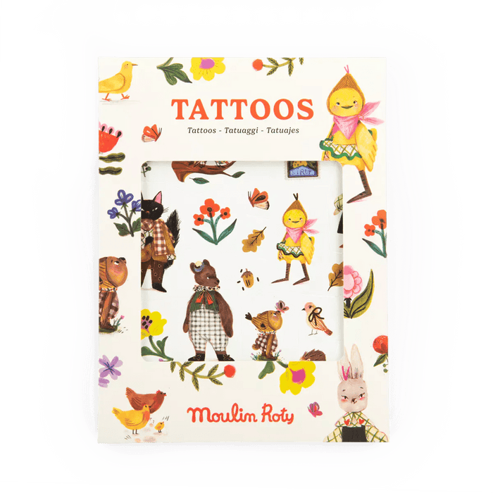 Tattoos Les Minouchkas - pilzessono.shop - zauberhafte Kinderdinge
